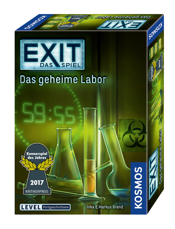 EXIT - Das Spiel: Das geheime Labor - Level: Fortgeschrittene