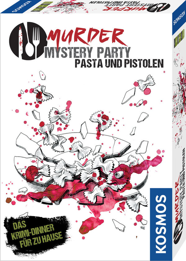 Murder Mystery Party - Pasta & Pistolen Das Krimi-Dinner für zu Hause