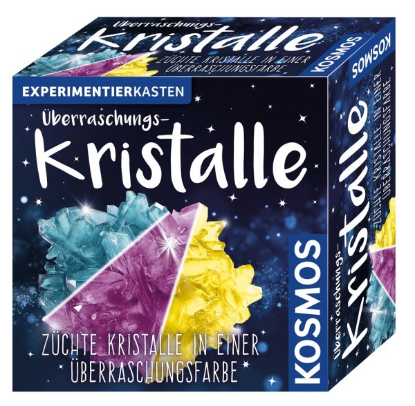 Überraschungs-Kristalle - Züchte Kristalle in einer Überraschungsfarbe - Experimentierkasten