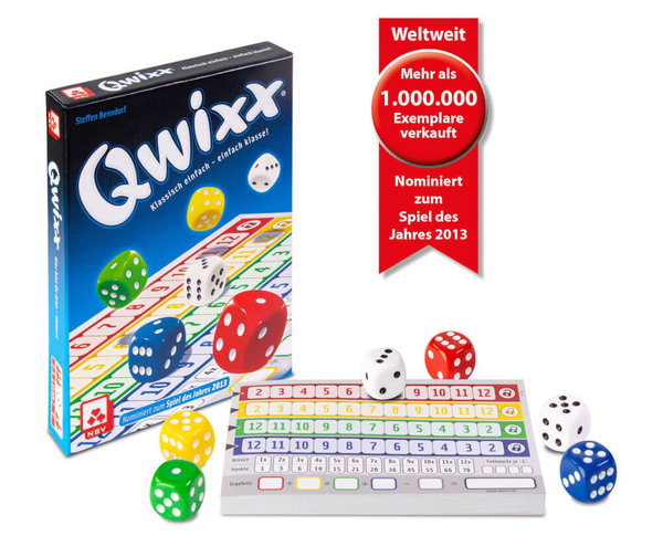 NSV - Qwixx Würfelspiel (Spiel des Jahres 2013)