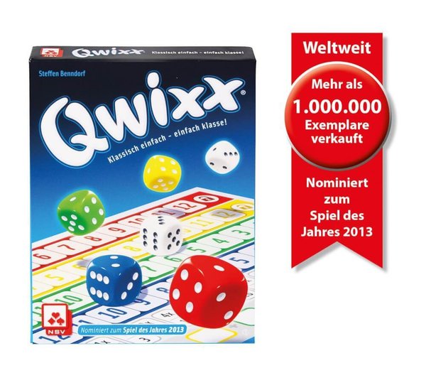 NSV - Qwixx Würfelspiel (Spiel des Jahres 2013)