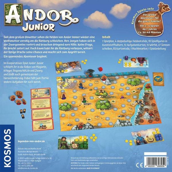 Andor Junior - Haltet zusammen und beschützt das Land Andor!