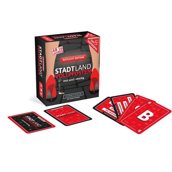 DR - STADT LAND VOLLPFOSTEN® - Das Kartenspiel – Rotlicht Edition