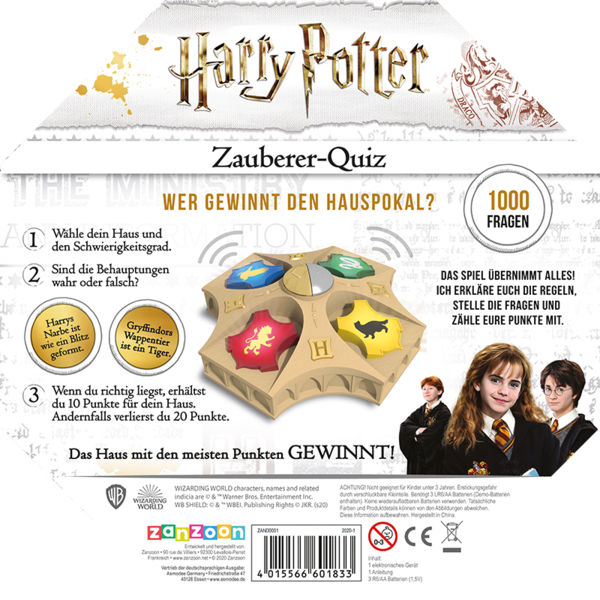 Harry Potter Zauberer-Quiz • DE