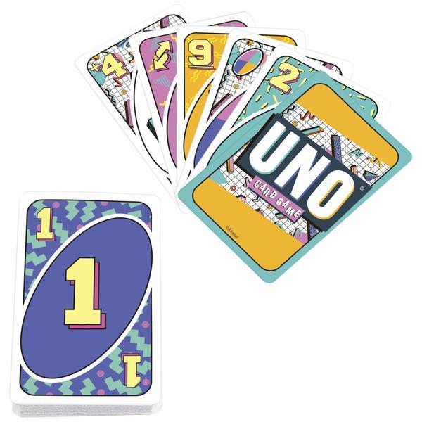 Mattel - UNO Iconic - 90´s - Kartenspiel