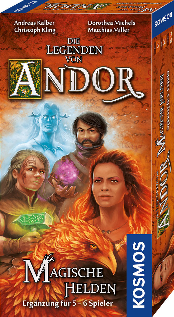 Die Legenden von Andor - Magische Helden Ergänzung für 5-6 Spieler