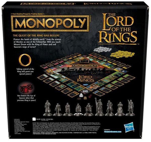 Hasbro - Monopoly: The Lord of the Rings Edition - EN